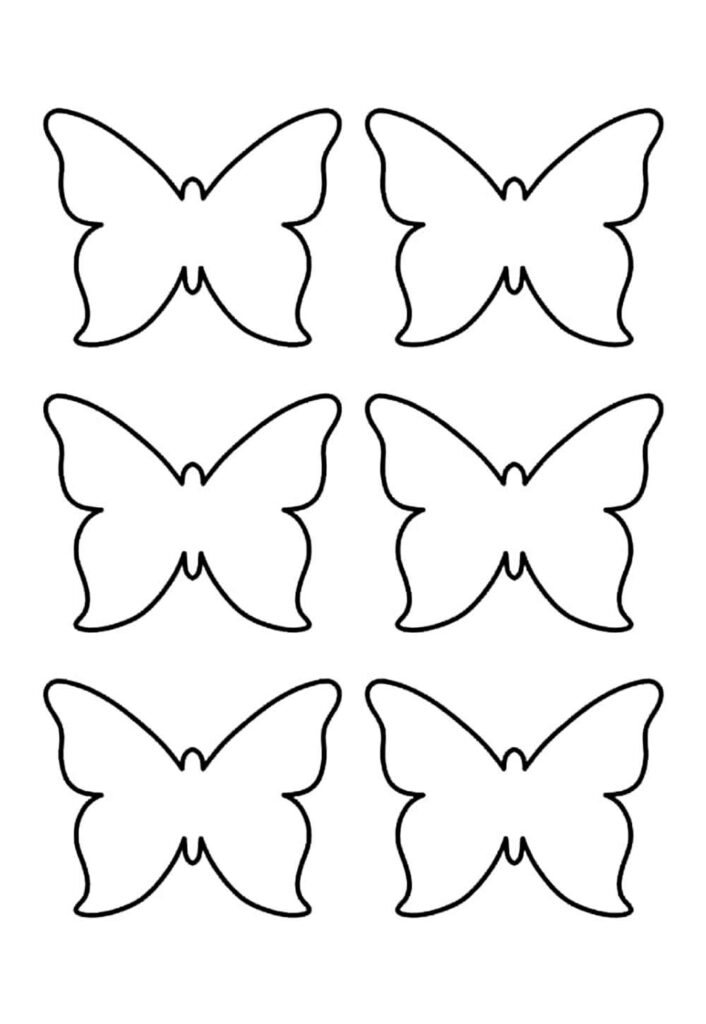 Molde de Borboletas