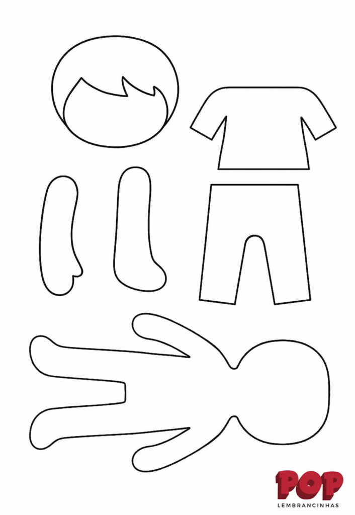 Moldes de Boneco