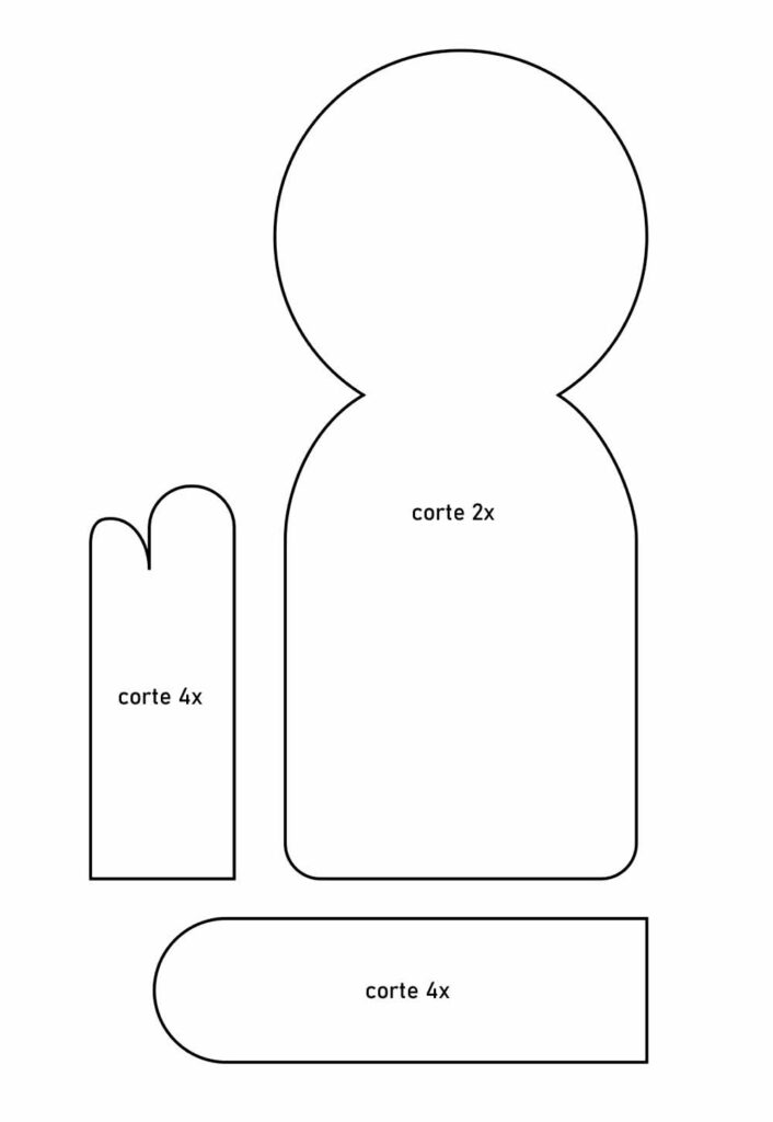 Molde de Boneco