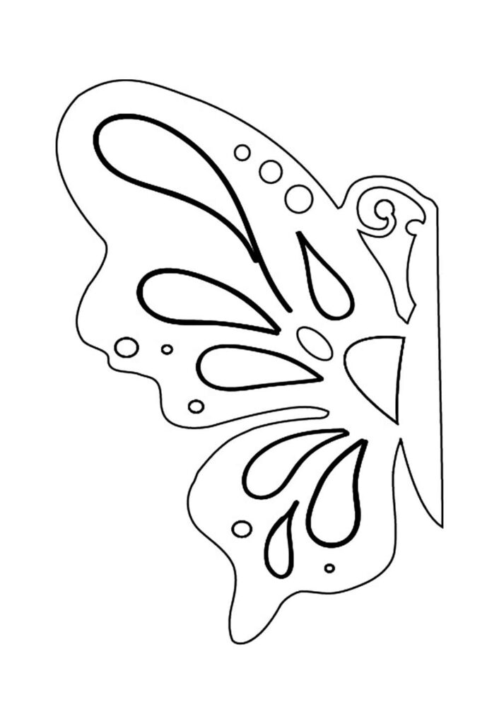 Molde de Borboleta Vazada