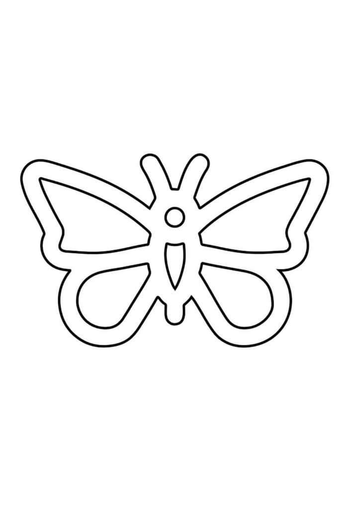 Molde de Borboleta Vazada