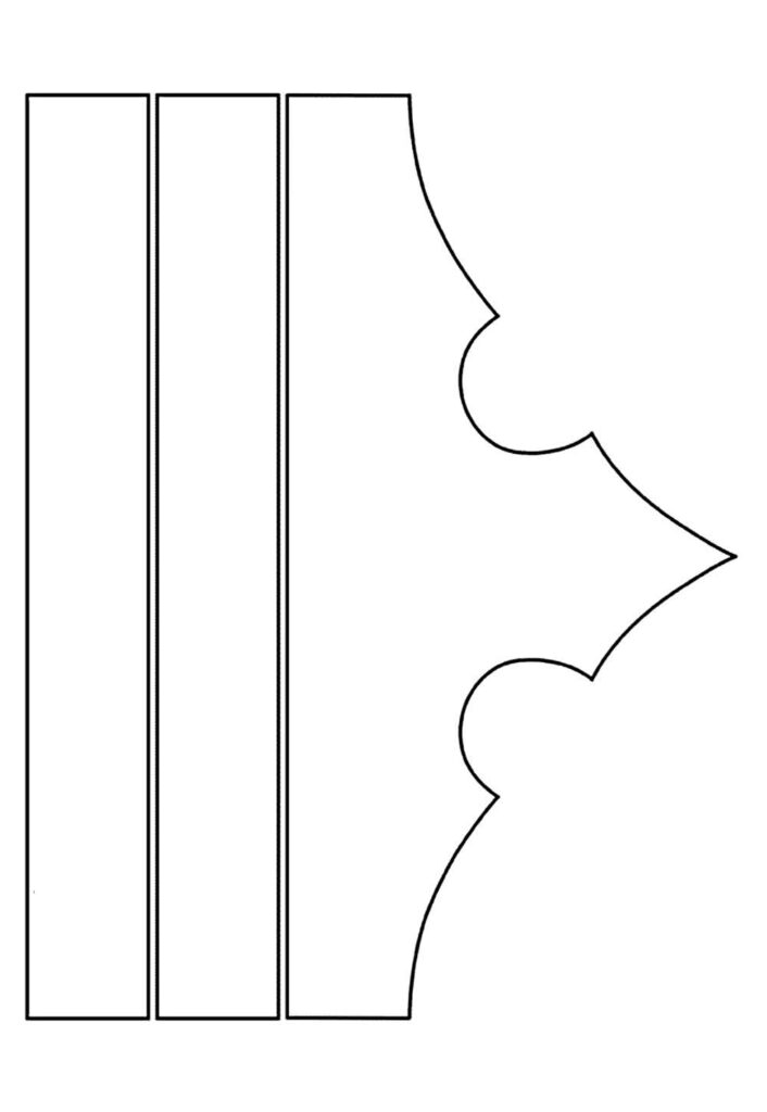 Moldes de Coroa para imprimir