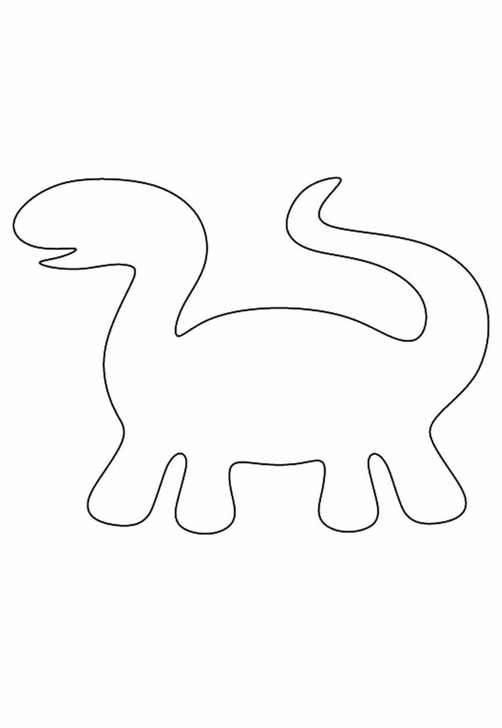 Molde de Dinossauro