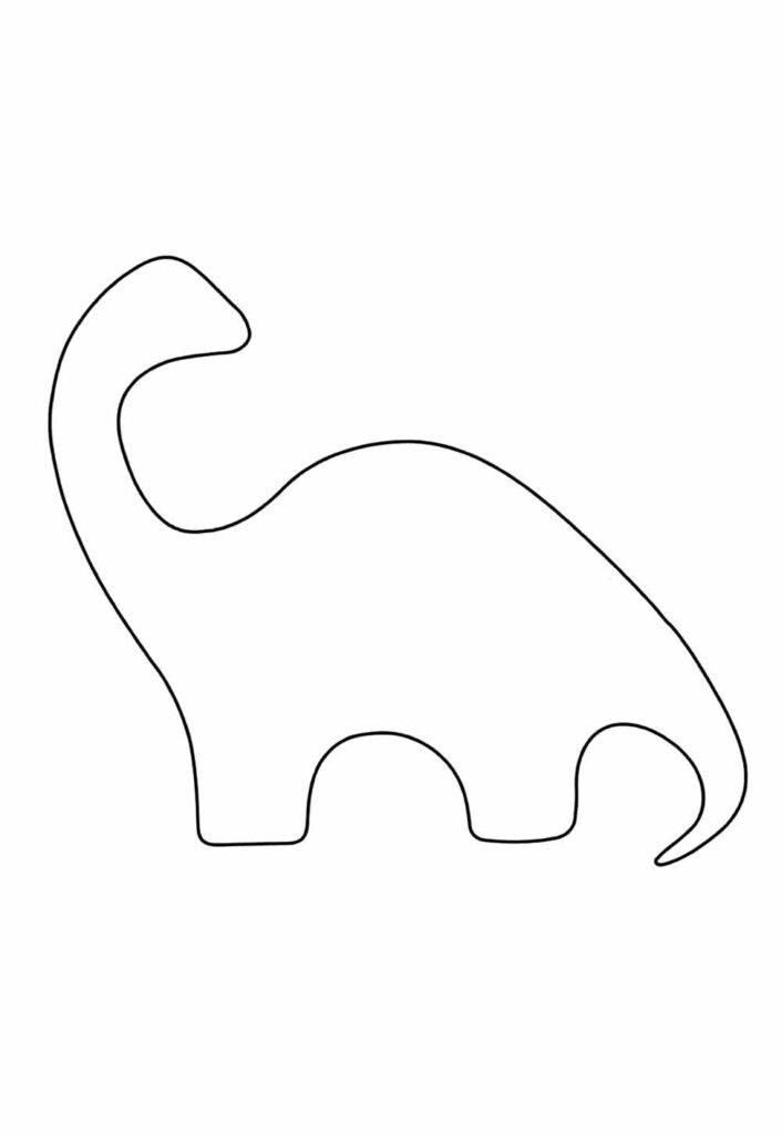 Molde Dinossauro Imprimir