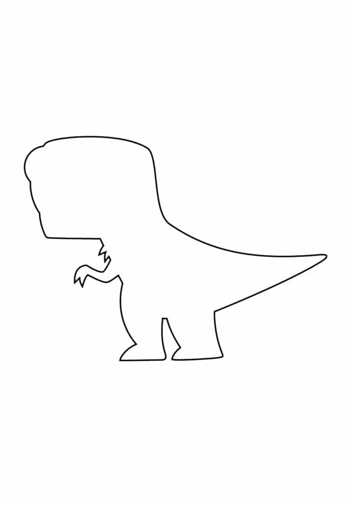 Molde Dinossauro Imprimir