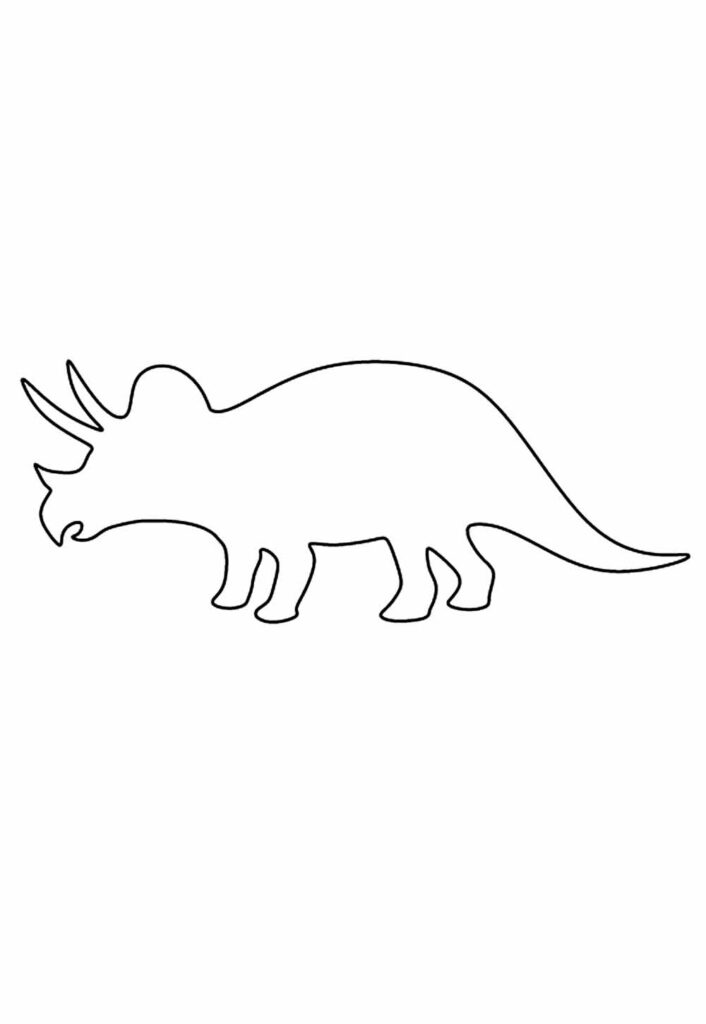 Moldes de Dinossauro para Imprimir