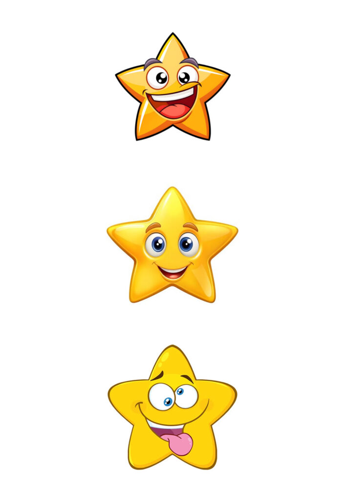 Moldes de Estrelinhas