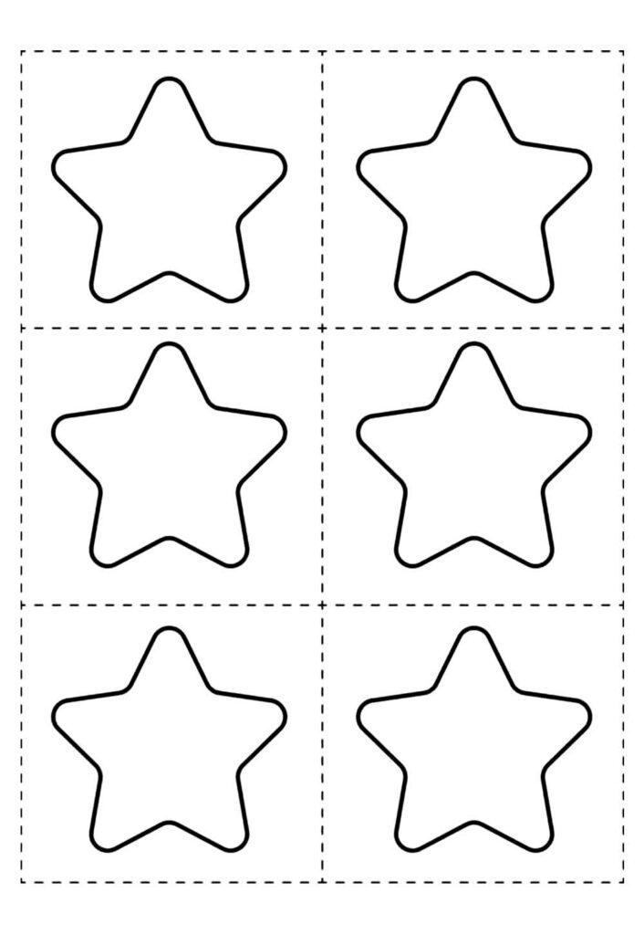 Molde de Estrelinhas