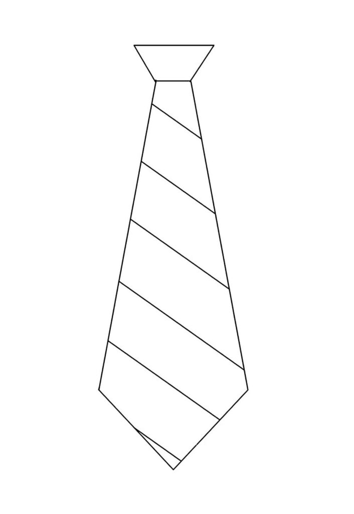 Molde de Gravata para imprimir