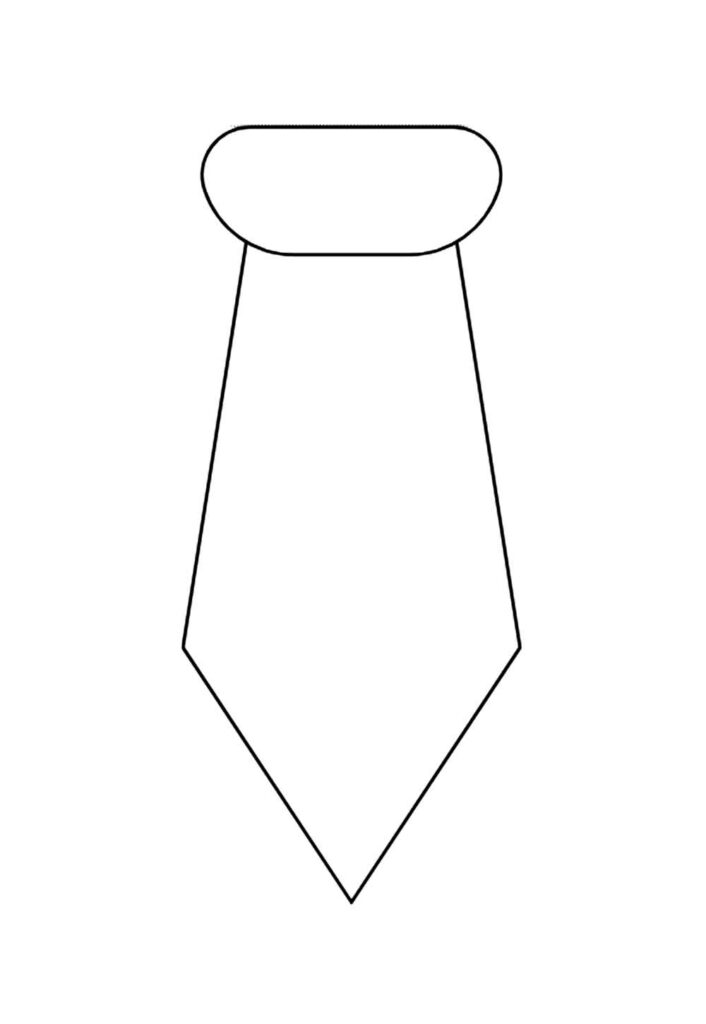 Moldes de Gravata para imprimir