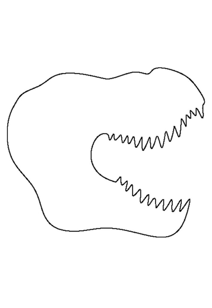 Molde de T-Rex para imprimir