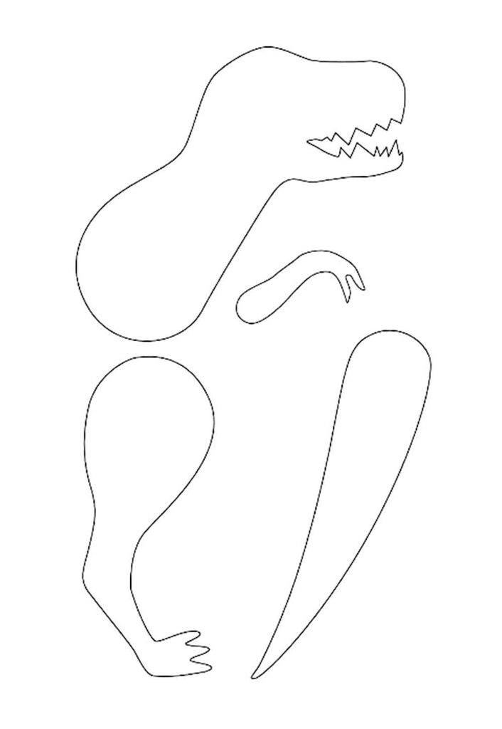 Molde de Tiranossauro Rex