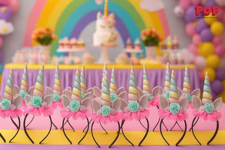 Tiara de Unicórnio de EVA