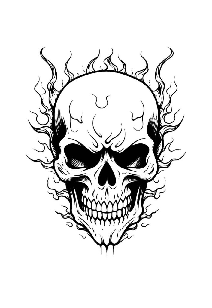 Desenho Caveira