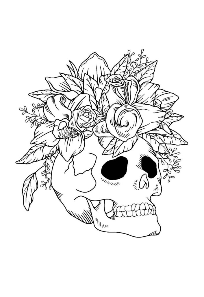 Desenho Caveira