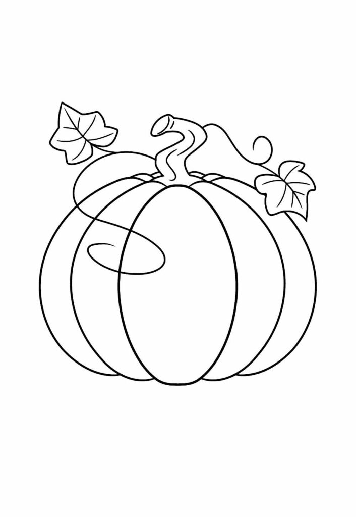 Desenho de Abóbora