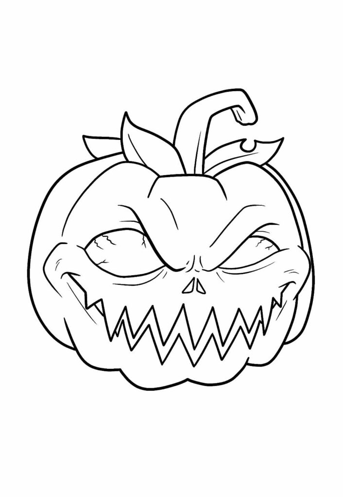 Desenhos de Abóbora de Halloween para colorir