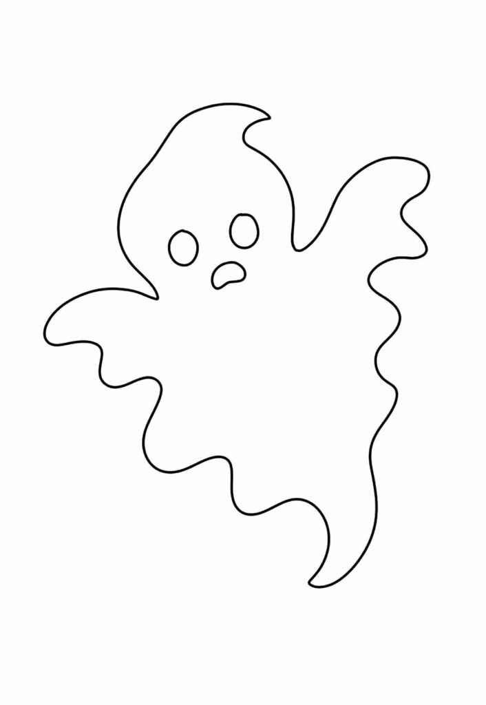 Desenho de Fantasma para imprimir
