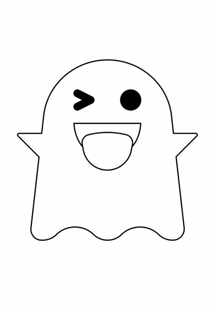 Desenho de Fantasma para colorir