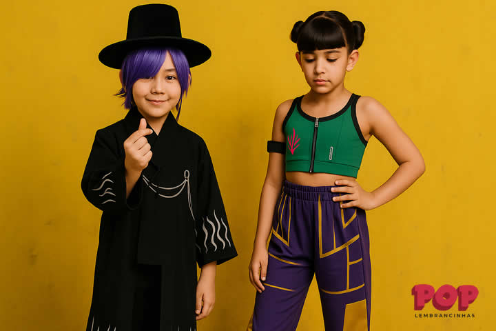 Fantasia Guerreiras do K-Pop e Saja Boys