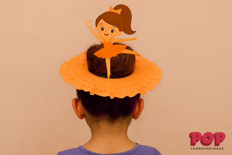 Cabelo Maluco para Menina com Bailarina