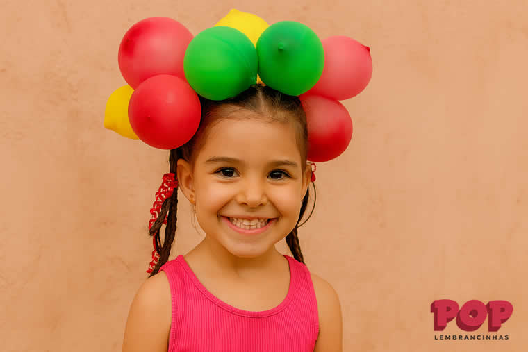 Cabelo Maluco com Balões