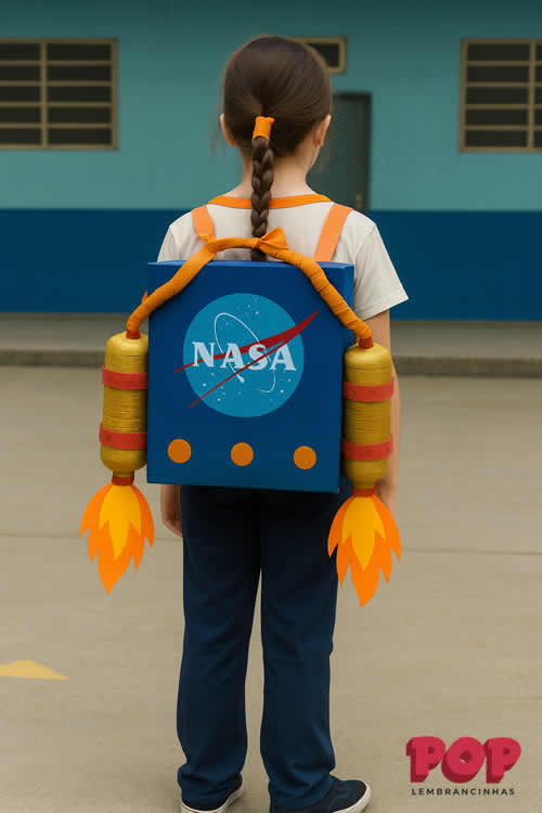 Mochila Maluca com Foguete