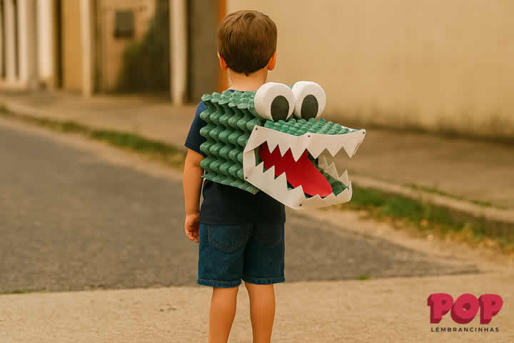 Mochila Dragão com Bandeja de Ovo