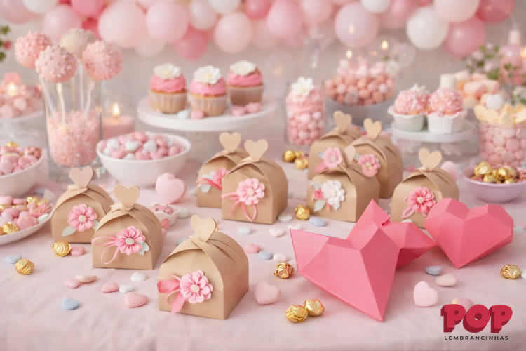 Caixinha de Papel Coração