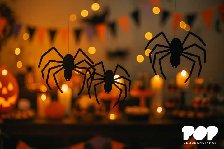 Decoração com Aranha - Moldes para Imprimir