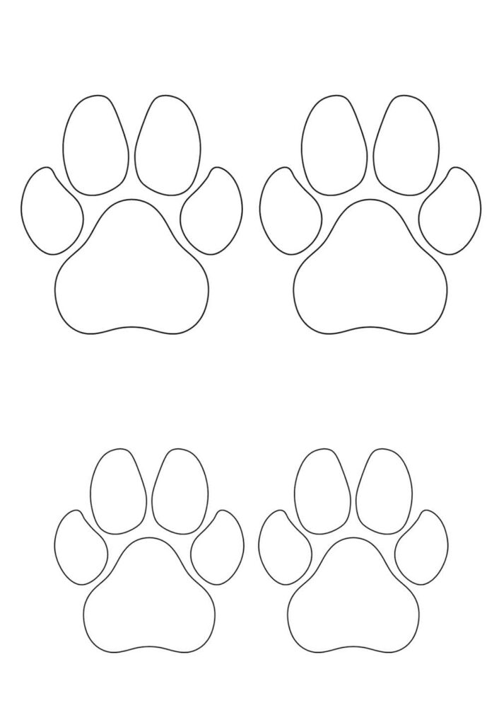 Moldes de Pegadas de Cachorro