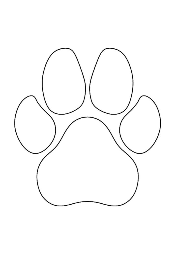 Molde de Pegada de Cachorro