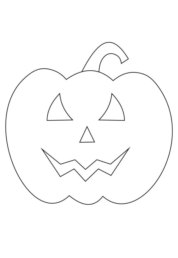 Molde de Halloween - Abóbora
