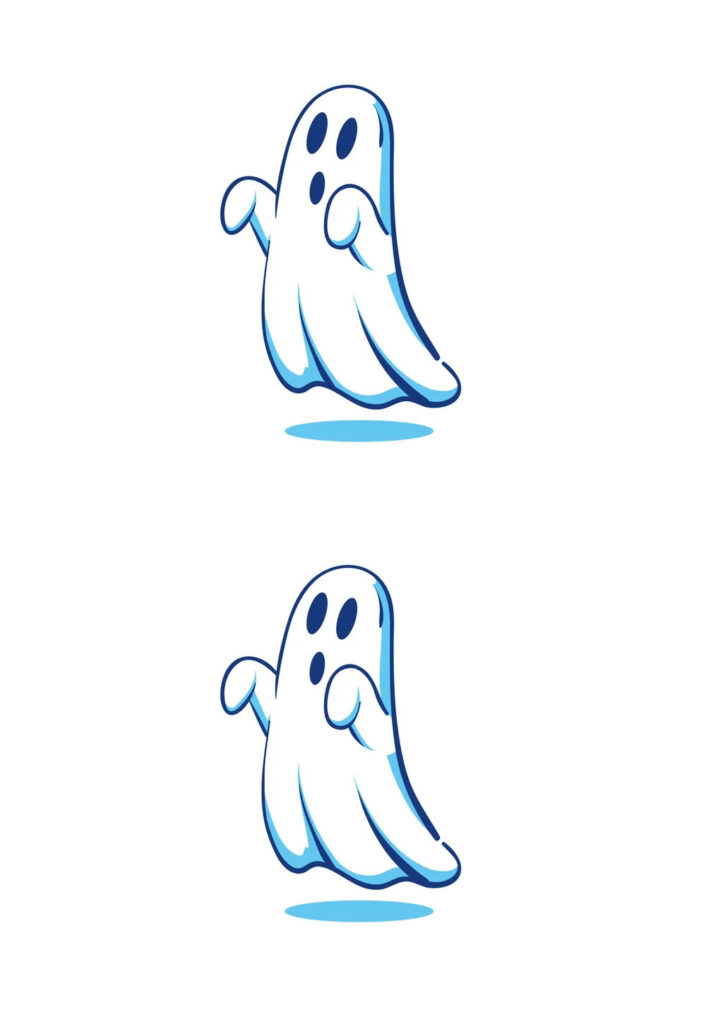 Molde de Halloween - Fantasmas
