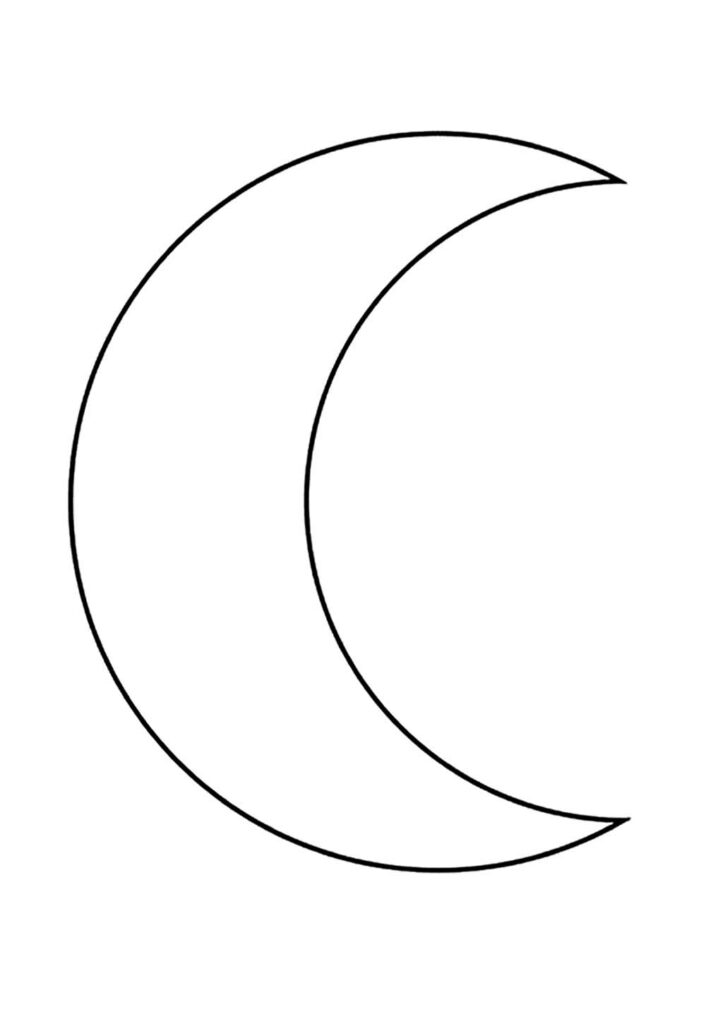 Molde de Halloween - Lua