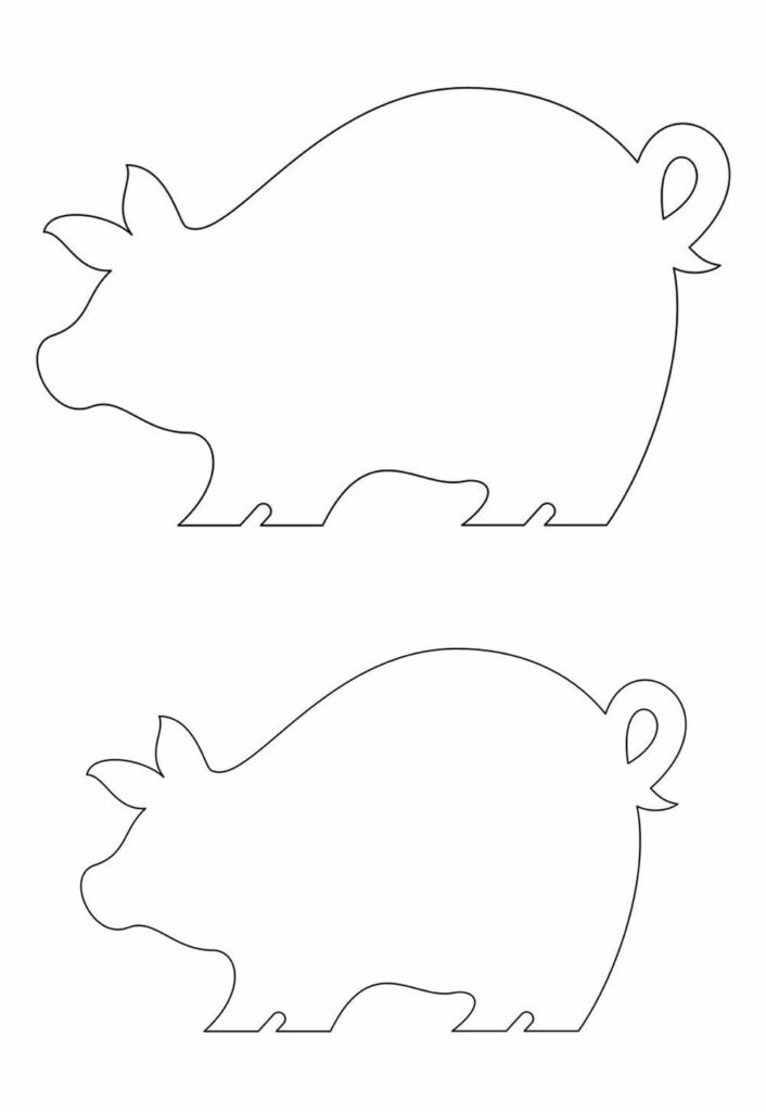 Porco para Imprimir