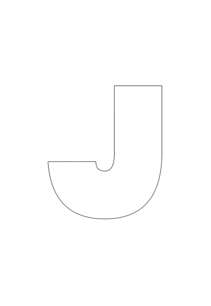 Molde de J