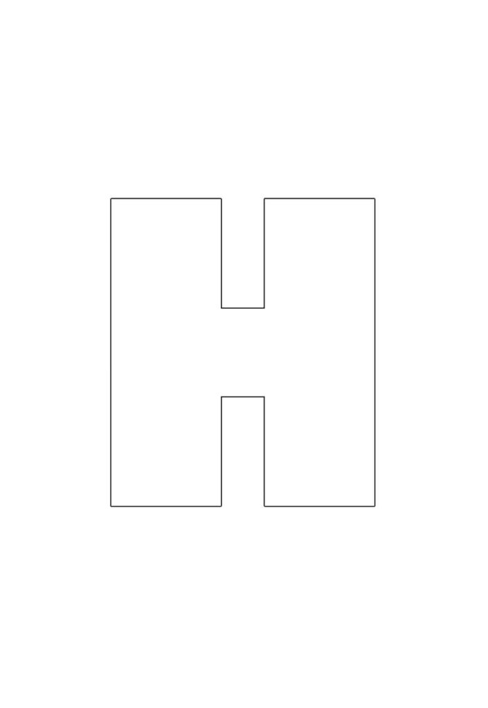 Molde de H