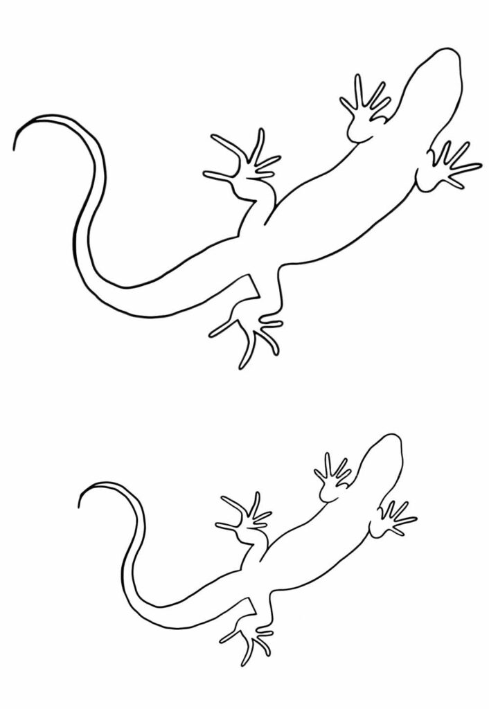 Molde de Lagartos