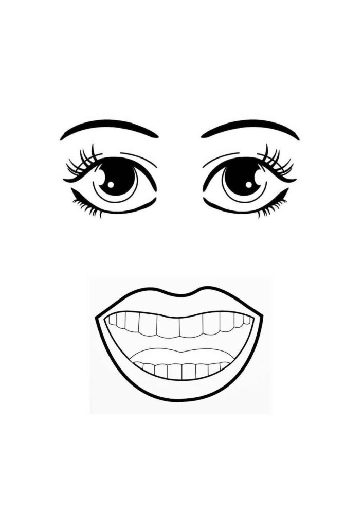 Moldes de Olhos e Boca