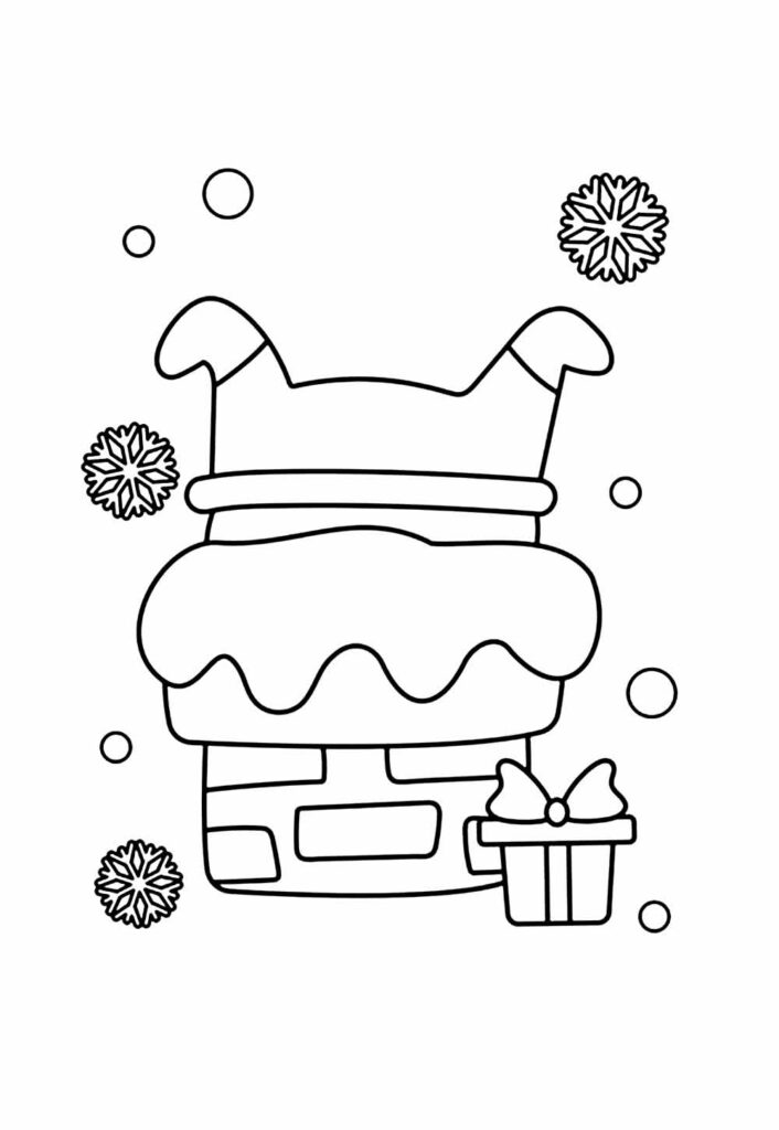 Papai Noel para pintar