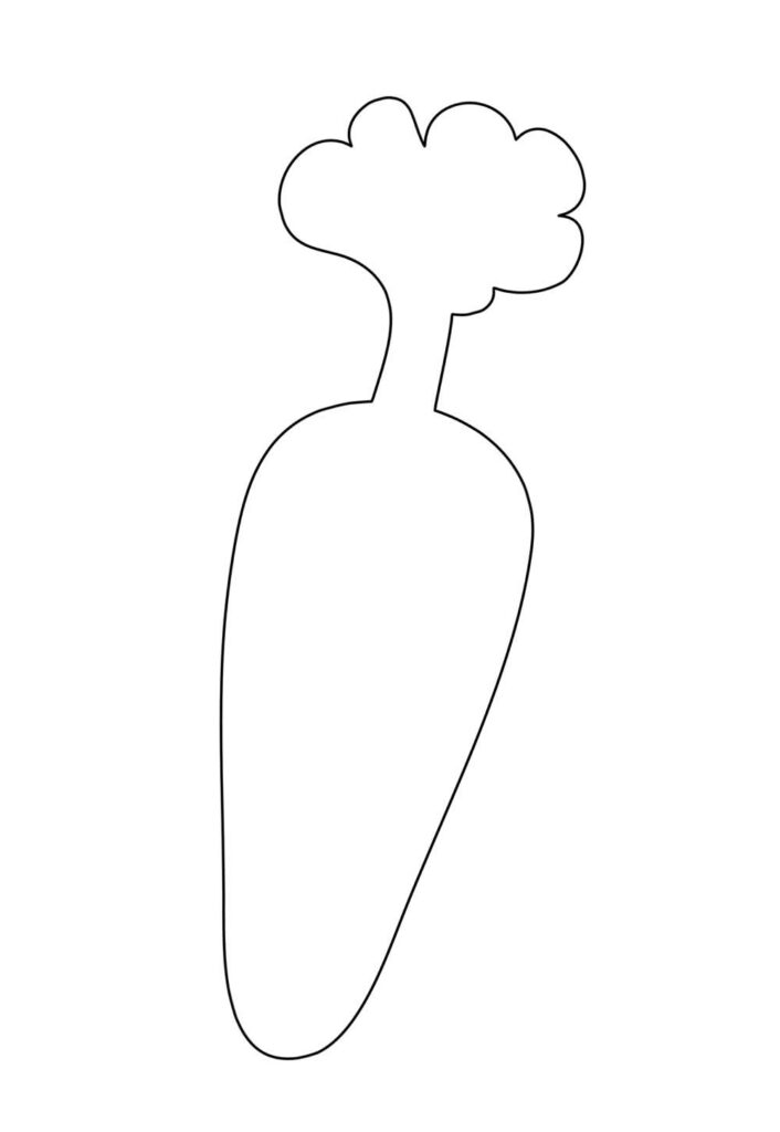 Molde de Cenoura Simples