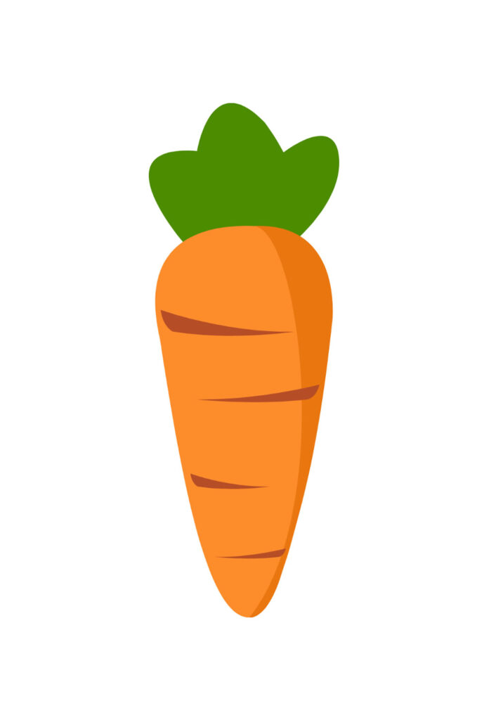 Molde Colorido de Cenoura