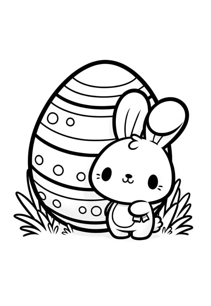 Molde de Coelhinho e Oo de Páscoa