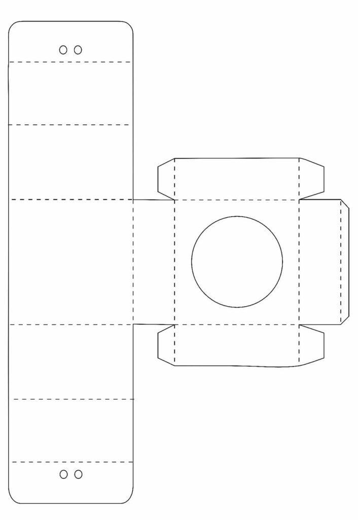 Molde de Caixinha de Dia das Mães
