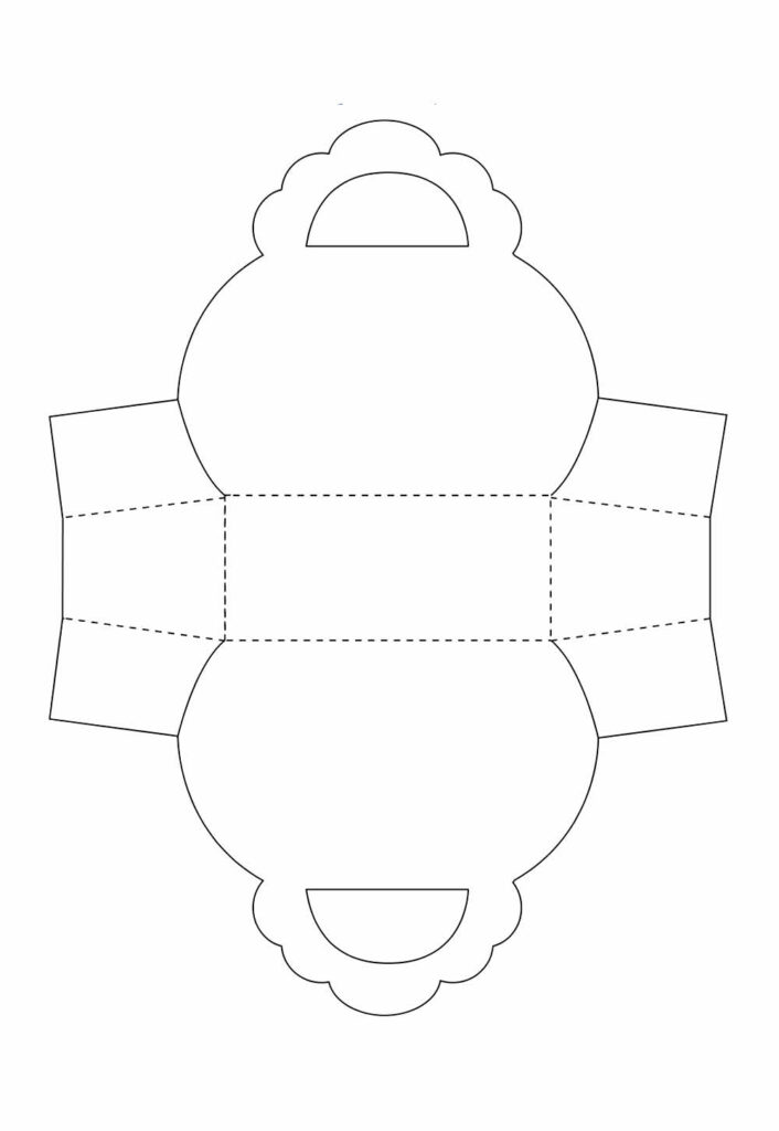 Molde de Caixinha de Dia das Mães