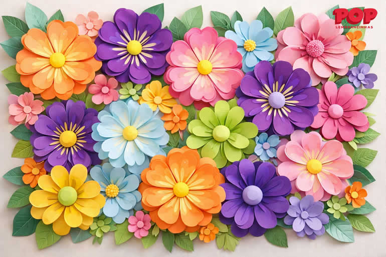 Moldes de Flores para Imprimir