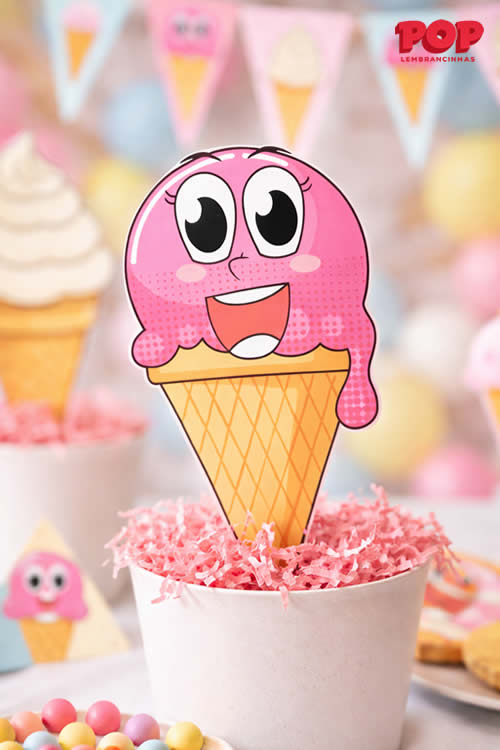 Sorvetes para Enfeites e Atividades