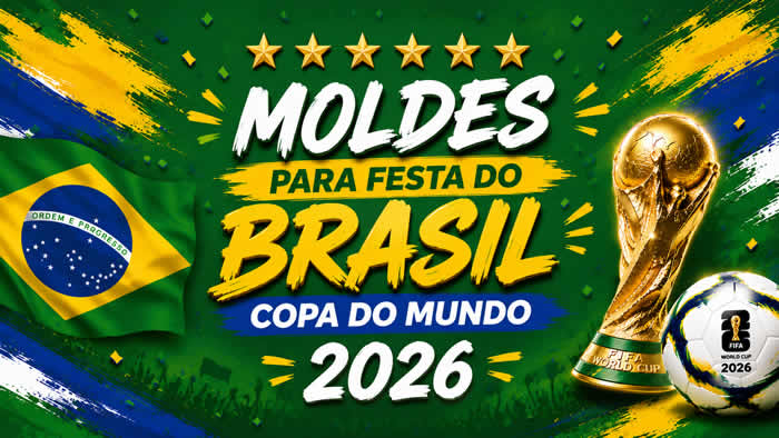 Moldes para Copa - Brasil