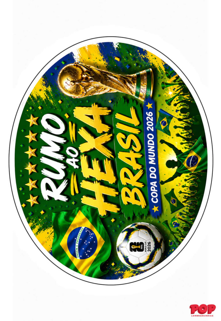 Móbile Brasil Enfeite Copa